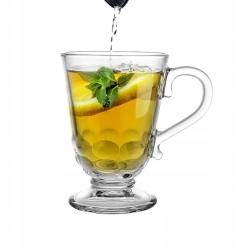 Szklanki z uchem KUBKI do latte Altom Design SIENA KORALE 320 ml 6szt