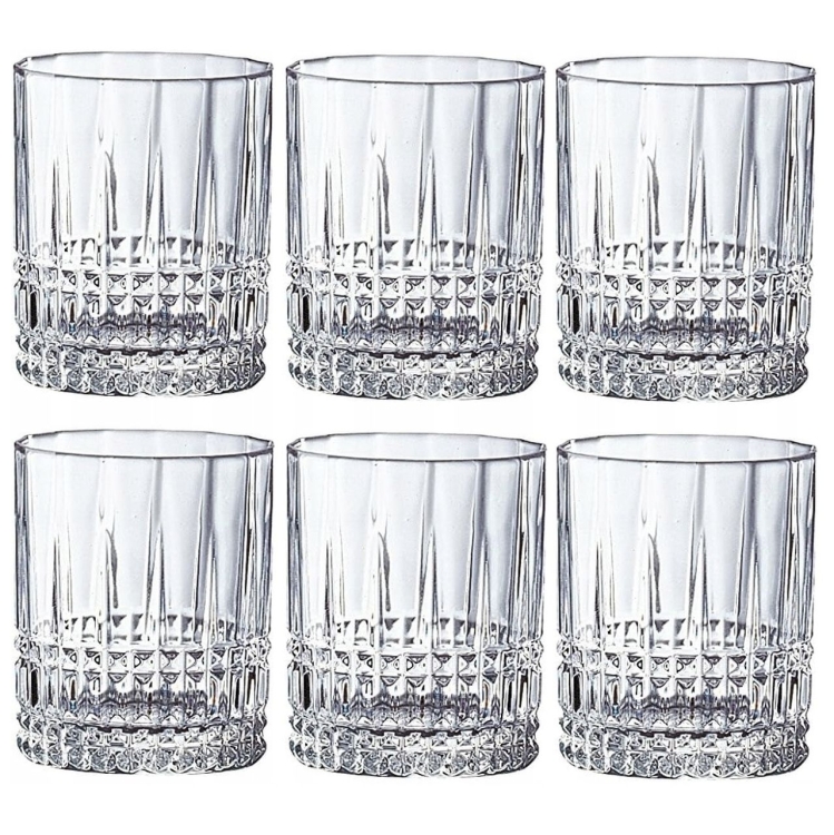 Luminarc Elysees szklanki do whiskey whisky 300ml
