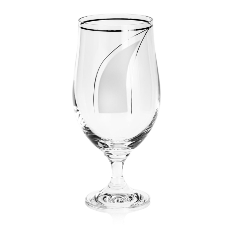 Przejdź do produktu Komplet pokali do piwa 500 ml SATYNOWA ŁEZKA 6 szt.