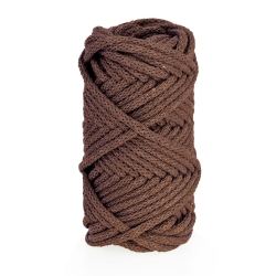 Sznurek do rękodzieła makramy z rdzeniem Brązowy 5mm 20m