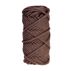 Sznurek do rękodzieła makramy z rdzeniem Brązowy 3mm 20m