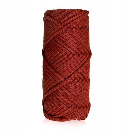 Przejdź do produktu Sznurek POLIESTROWY Płaski do rękodzieła makramy Bordowy 3mm 20m