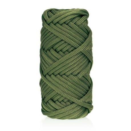 Przejdź do produktu Sznurek POLIESTROWY Płaski do rękodzieła makramy Wojskowy 5mm 20m