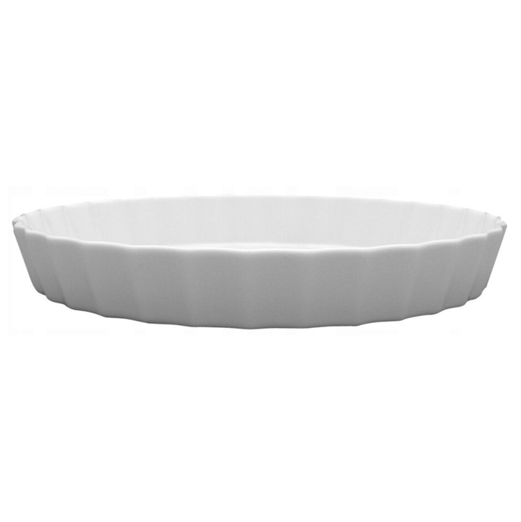 Porcelanowe naczynie ryflowane do zapiekania LUBIANA Bake&Cook 27,5 cm