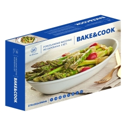 Porcelanowe naczynie żaroodporne do zapiekania LUBIANA Bake&Cook 27,5 cm