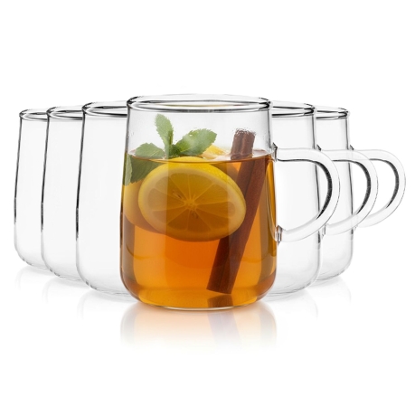 Przejdź do produktu Szklanki do kawy i herbaty baryłka żaroodporne Termisil 250 ml 6 szt.