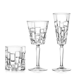 RCR Etna Zestaw komplet szkła 18el kieliszki + szklanki