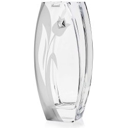 Wazon szklany dekoracyjny z pryzmatem SWAROVSKI 32cm X2772