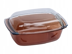 Szklane naczynie żaroodporne do zapiekania prostokątne Termisil 5,7L