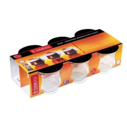 Komplet filiżanek żaroodpornych do kawy, herbaty Termisil Iza 220 ml 6 szt.