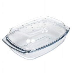 Szklane naczynie żaroodporne do zapiekania prostokątne Termisil 4,1L