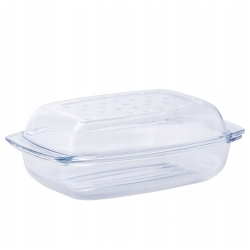 Szklane naczynie żaroodporne do zapiekania prostokątne Termisil 4,1L