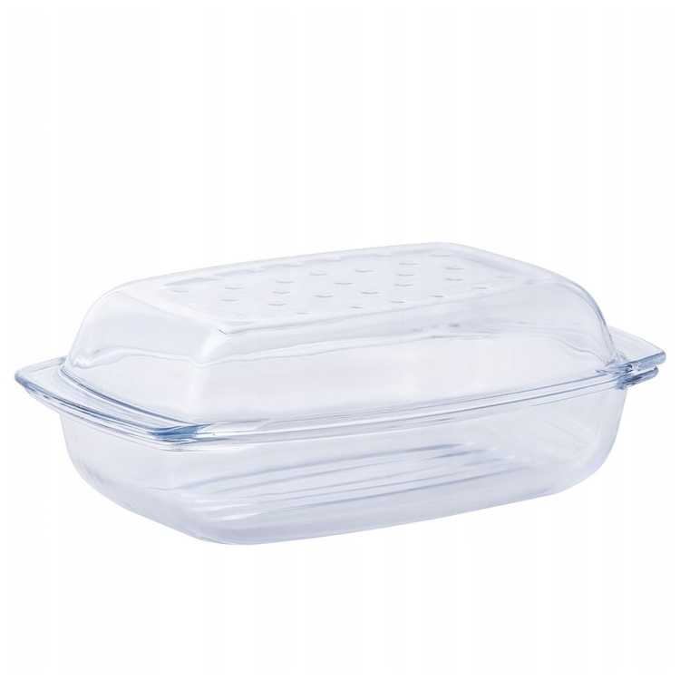 Szklane naczynie żaroodporne do zapiekania prostokątne Termisil 4,1L