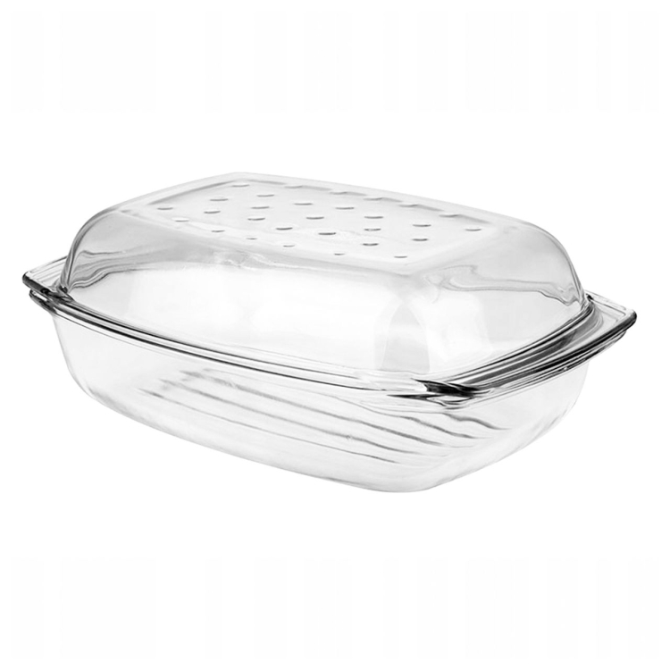Szklane naczynie żaroodporne do zapiekania prostokątne Termisil 4,1L