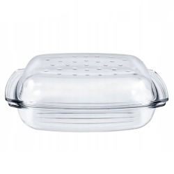 Szklane naczynie żaroodporne do zapiekania prostokątne Termisil 4,1L