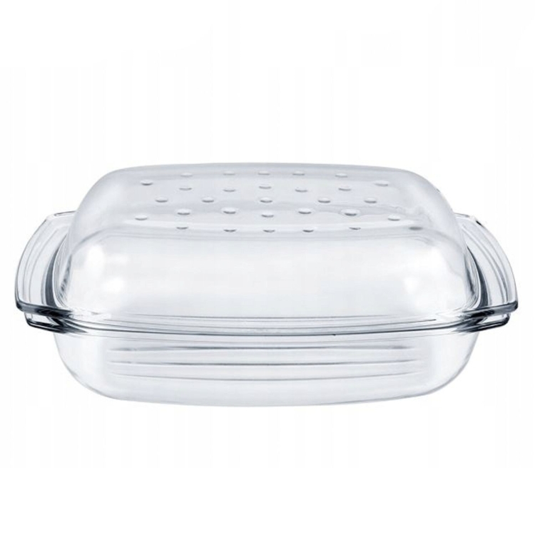 Szklane naczynie żaroodporne do zapiekania prostokątne Termisil 4,1L