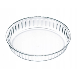 Szklana brytfanna forma żaroodporna do tarty Termisil 27 cm