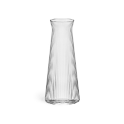 Karafka z korkiem ryflowana / karbowana z OPTYKIEM Glasset LYRA 1150ml