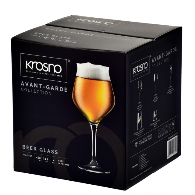 Kieliszki degustacyjne do piwa 420 ml KROSNO Avant-Garde