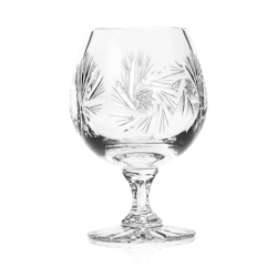 Kryształowe kieliszki do koniaku, brandy ZAWIERCIE Młynek 250ml | 6szt | 041662