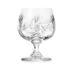 Kryształowe kieliszki do koniaku, brandy ZAWIERCIE Młynek 170ml | 6szt | 037085