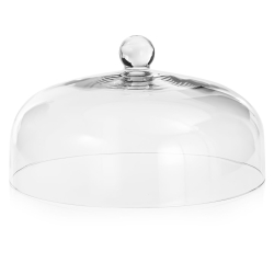 Duży klosz szklany na ciasta owoce KROSNO Ø 29,5cm