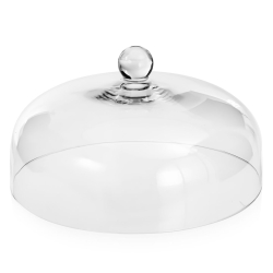 Duży klosz szklany na ciasta owoce KROSNO Ø 29,5cm