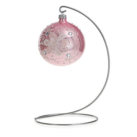 Przejdź do produktu Szklane bombki choinkowe Handmade Połysk 10 cm 4 szt.
