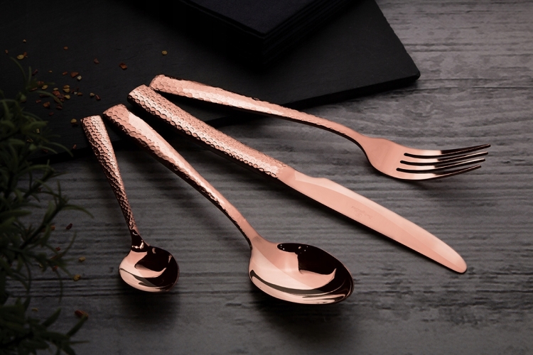 Sztućce Berlinger Haus Rose Gold Metallic line BH-2617