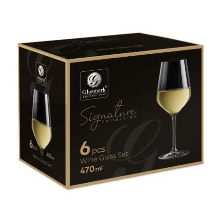 Przejdź do produktu Kieliszki do wina białego Glasmark 470ml | 6 szt.