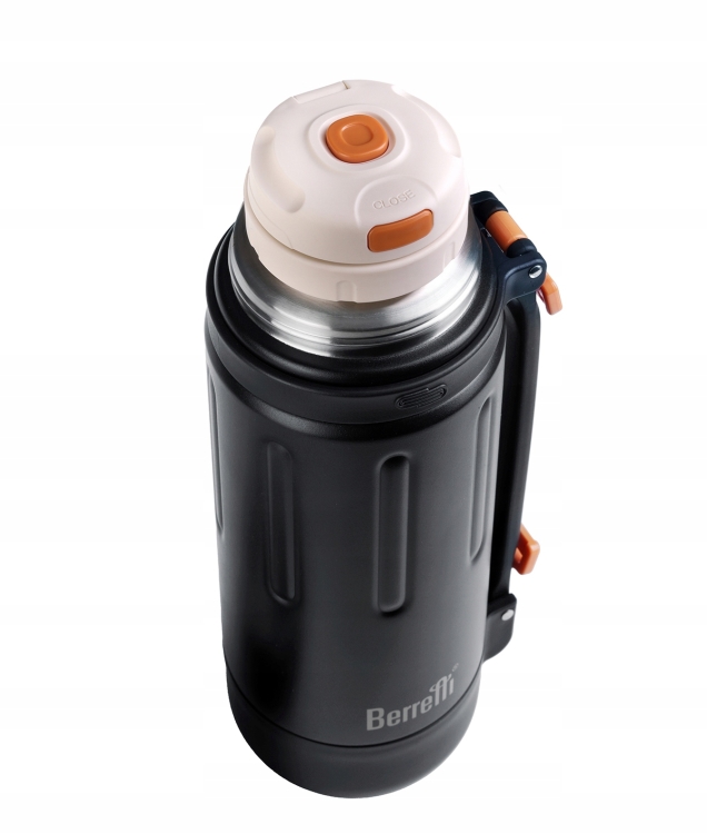 Termos turystyczny podróżny z uchwytem na herbatę BERRETTI 1200ml BR-0541