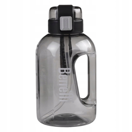 Przejdź do produktu Duża sportowa butelka bidon na wodę z rurką uchwytem BERRETTI 1,5L BR-0206