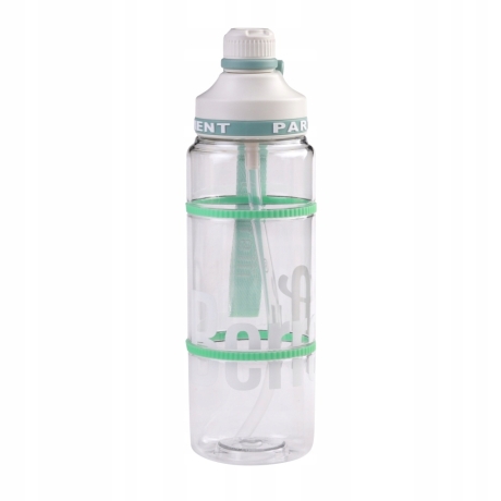 Przejdź do produktu Sportowa butelka bidon na wodę z rurką BERRETTI TRITAN BPA FREE 1L BR-0176