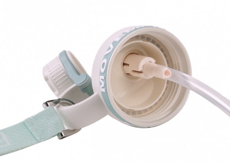 Sportowa butelka bidon na wodę z rurką BERRETTI TRITAN BPA FREE 1L BR-0176