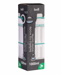 Sportowa butelka bidon na wodę z rurką BERRETTI TRITAN BPA FREE 1L BR-0176