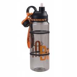 Sportowa butelka bidon na wodę z rurką BERRETTI TRITAN BPA FREE 1L BR-0169