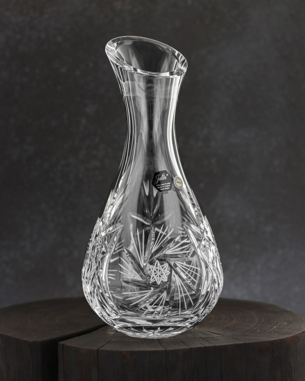 Kryształowa karafka do whisky wina wody JULIA Młynek 1000ml 05397