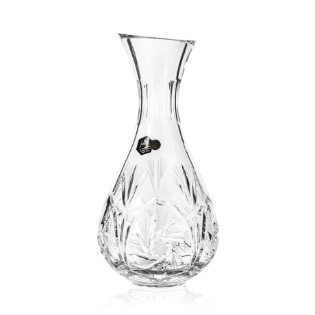 Przejdź do produktu Kryształowa karafka do whisky wina wody JULIA Młynek 1000ml 17540