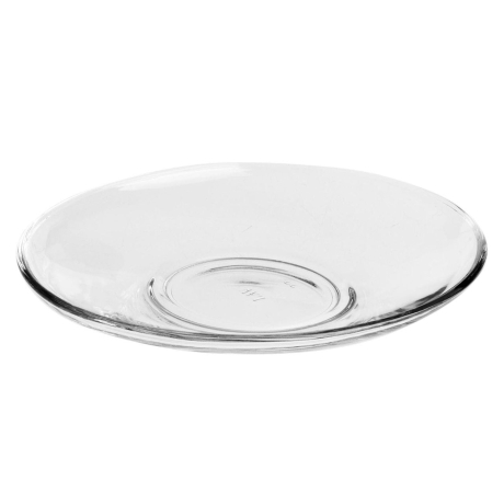 Przejdź do produktu Spodek szklany OWALNY podstawka 11x9,5 cm | 1szt.