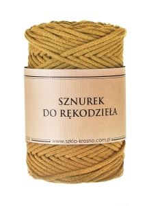 Sznurek do rękodzieła makramy z rdzeniem Whisky 3mm 100m