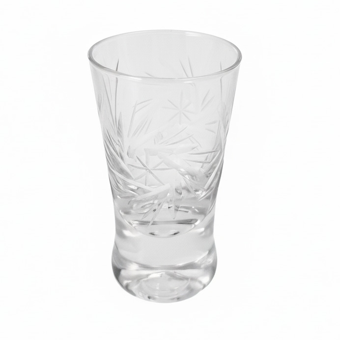 Kieliszki do wódki 25ml Szlif młynek 6szt