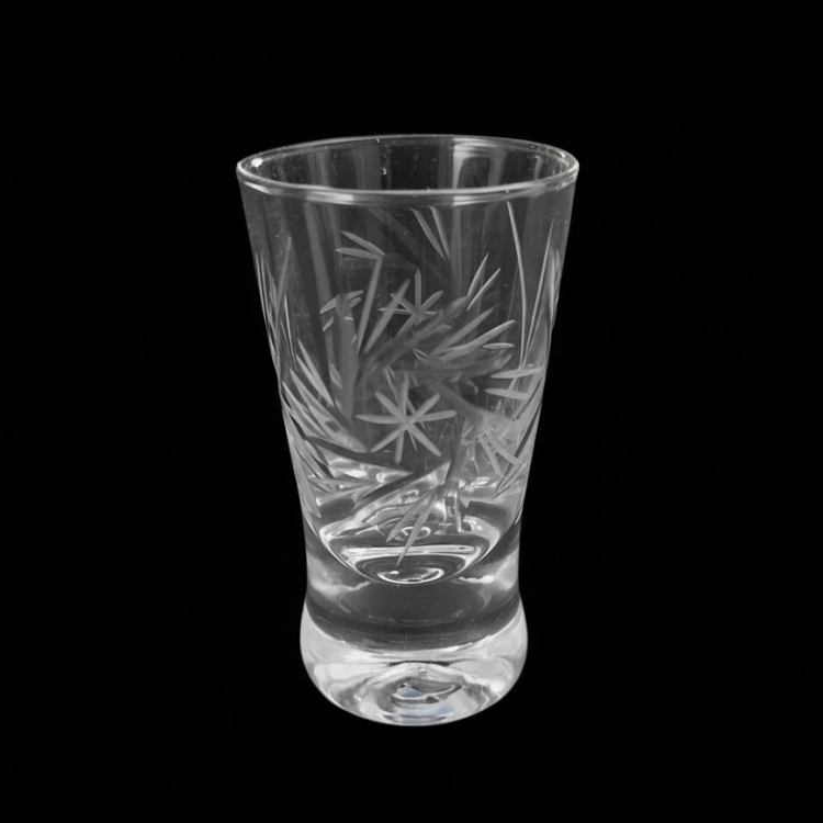 Kieliszki do wódki 25ml Szlif młynek 6szt