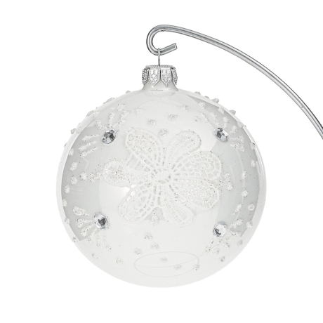 Przejdź do produktu Szklane bombki choinkowe Handmade Połysk 10 cm 6 szt.