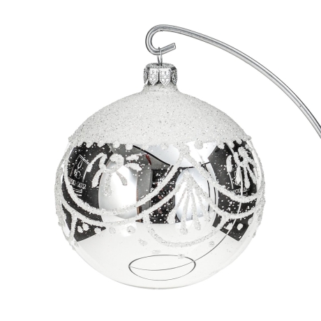 Przejdź do produktu Szklane bombki choinkowe Handmade Połysk 10 cm 6 szt.