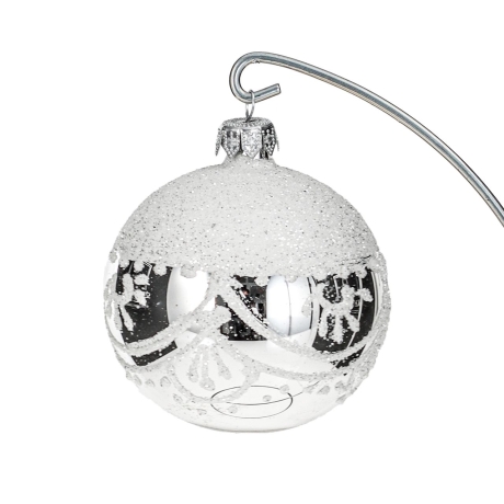 Przejdź do produktu Szklane bombki choinkowe Handmade Połysk 8 cm 6 szt.