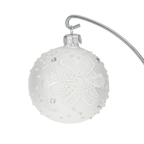Przejdź do produktu Szklane bombki choinkowe Handmade Mat 8 cm 6 szt.