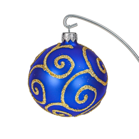 Przejdź do produktu Szklane bombki choinkowe Handmade Mat 8 cm 6 szt.