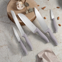 Komplet noży w stojaku Berlinger Haus Taupe 6 el. BH-2756