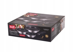 Berretti zestaw 3 patelni z odpinaną rączką Comodo BR-8785