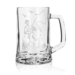 Kufel z rączką do piwa "Wędkarskie" 685ml 1szt.